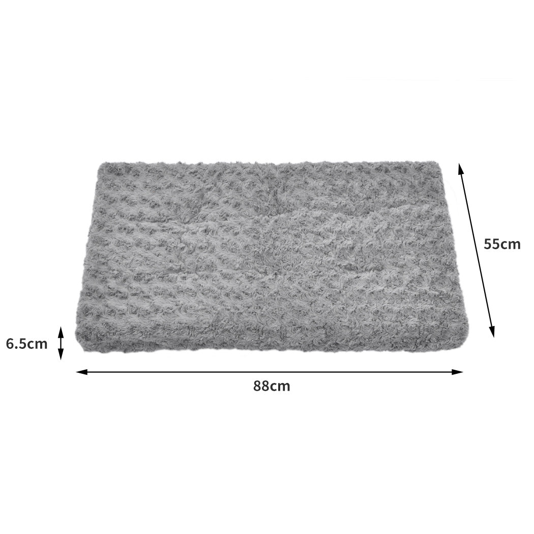 Pet Bed Dog Beds Bedding Soft Warm Mattress Cushion Pillow Mat Velvet M - image3