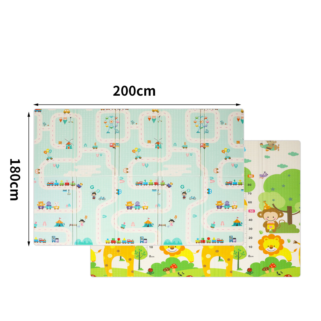 BoPeep Kids Play Mat Baby Crawling Pad Floor Foldable XPE Foam Non-slip Carpet - image3