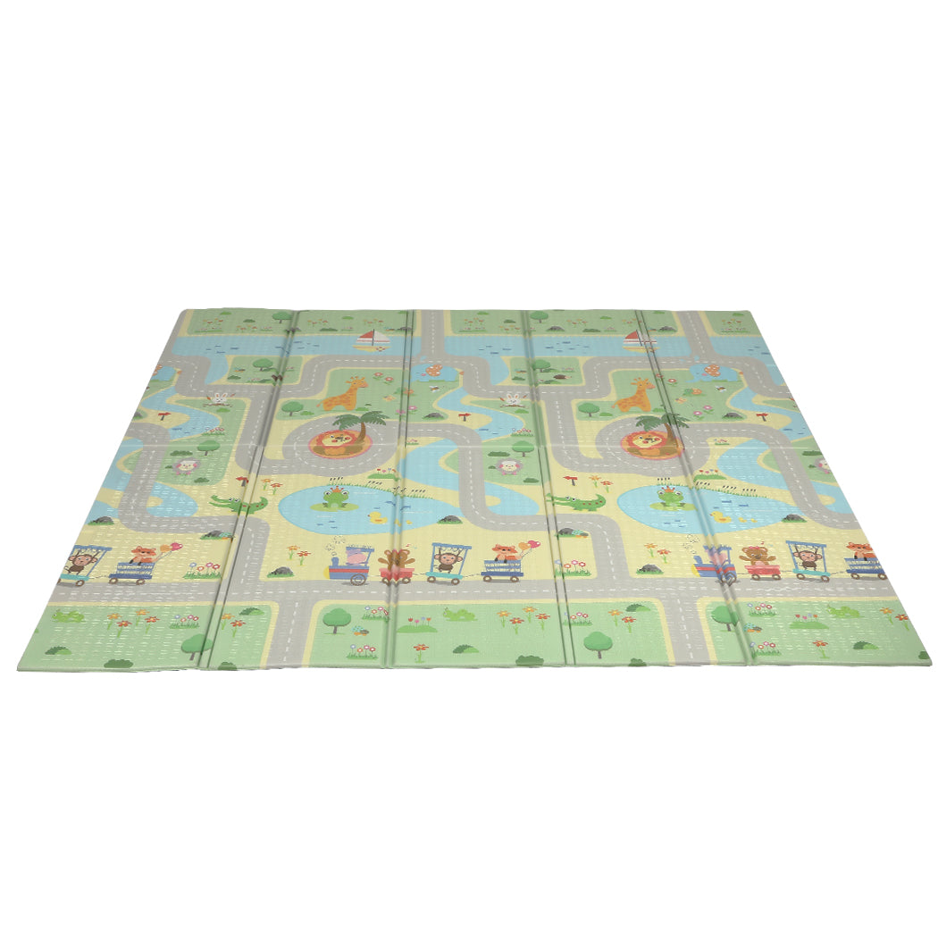 BoPeep Kids Play Mat Baby Crawling Pad Floor Foldable XPE Foam Non-slip Star - image4