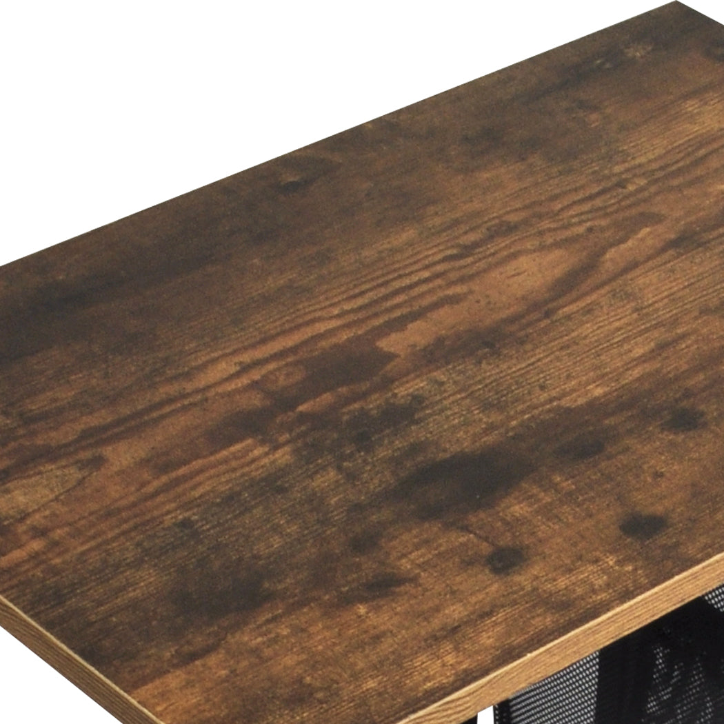 Levede Coffee Table Side End Moveable Tables Laptop Desk Bedside Sofa Metal - image4