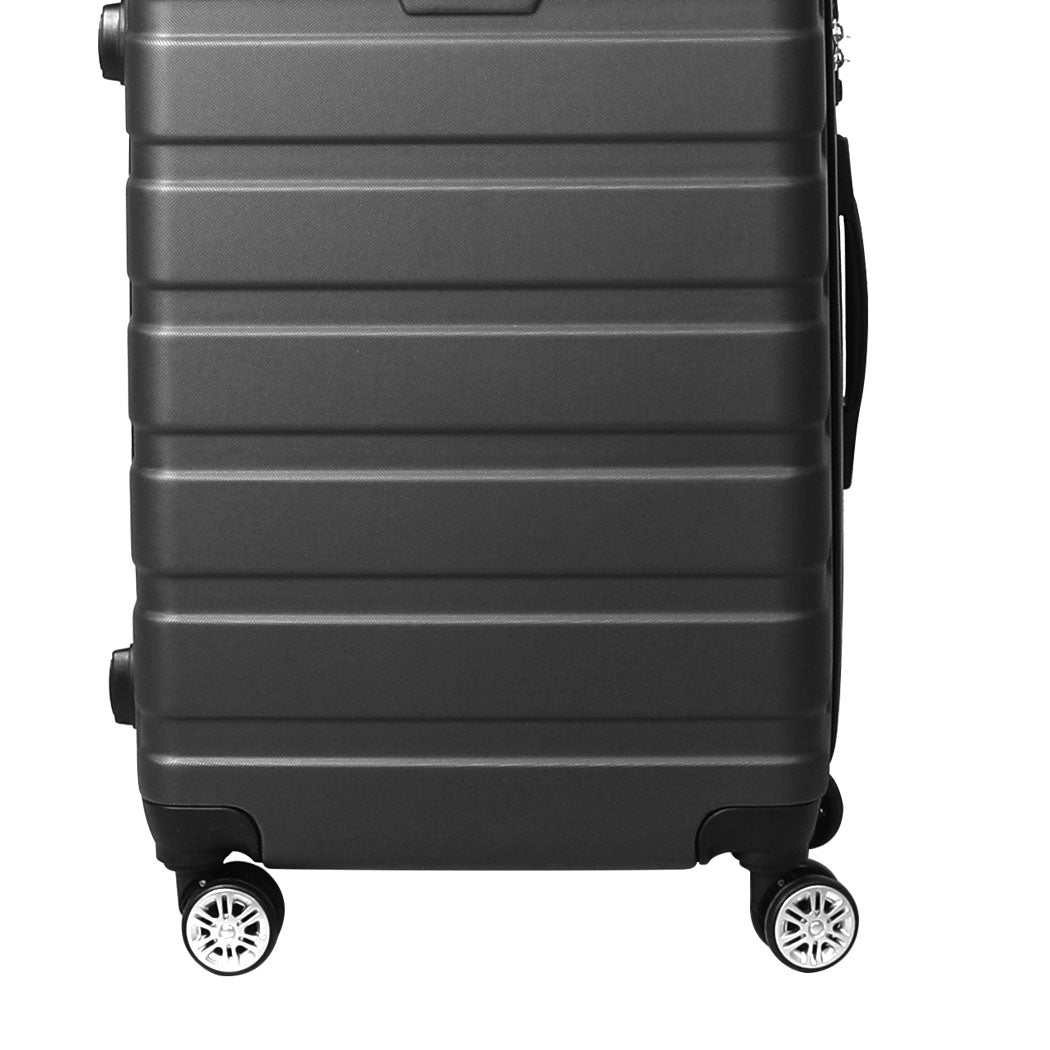 Slimbridge 28" Luggage Suitcase Trolley Travel Packing Lock Hard Shell Dark Grey - image4