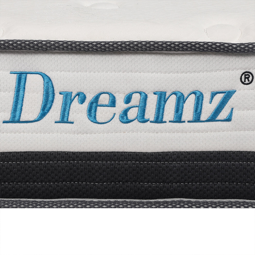 Dreamz Bedding Mattress Spring Double Size Premium Bed Top Foam Medium Soft 21CM - image8