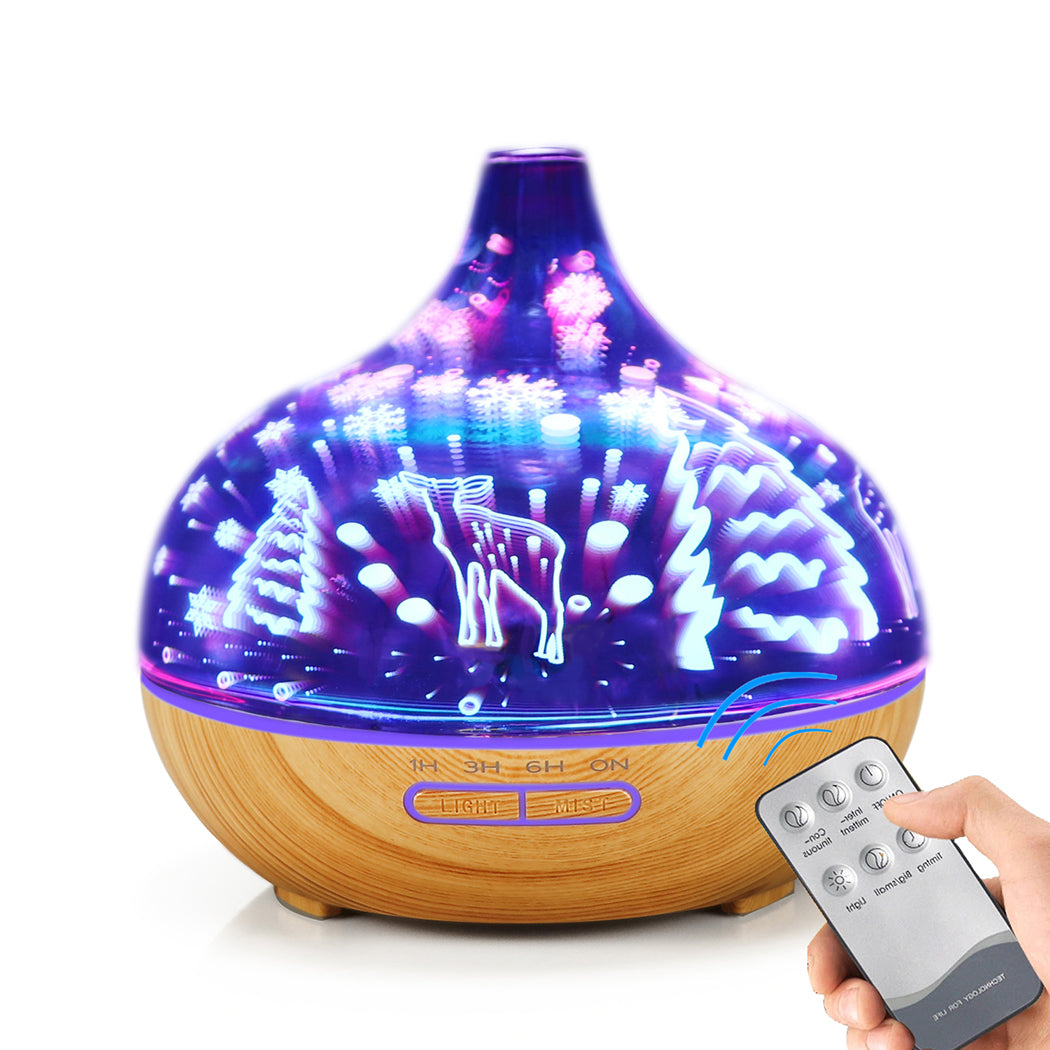 Aroma Diffuser Aromatherapy Ultrasonic Humidifier Essential Oil Purifier Deer - image4