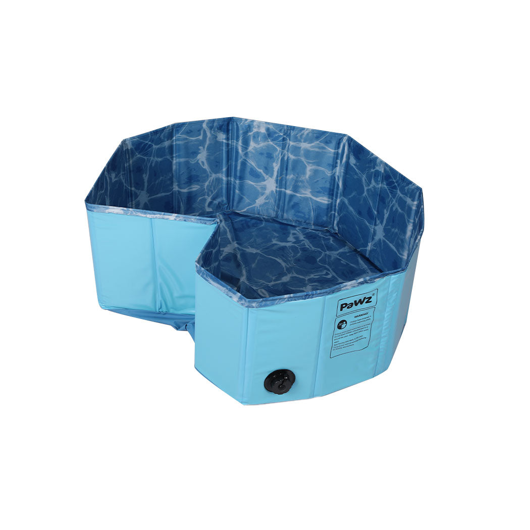 Portable Pet Swimming Pool Kids Dog Cat Washing Bathtub Outdoor Bathing L - image6