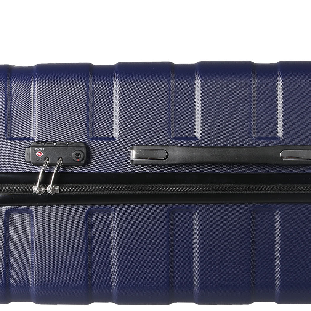 Slimbridge 20" Luggage Suitcase Trolley Travel Packing Lock Hard Shell Navy - image6