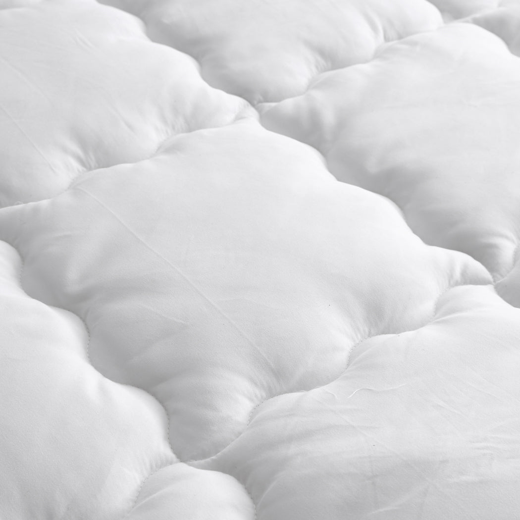 Luxury Bedding Pillowtop Mattress Topper Mat Pad Protector King Single - image6