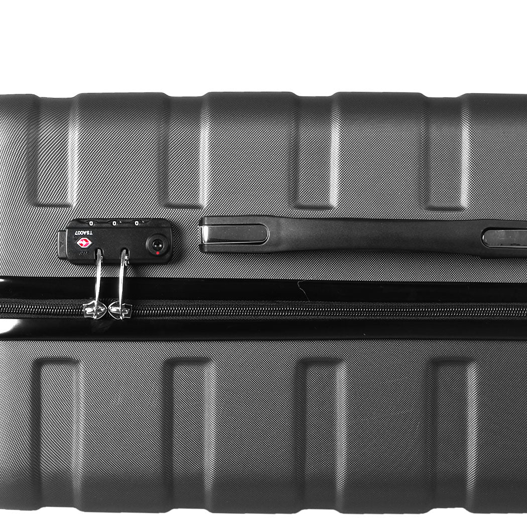 Slimbridge 28" Luggage Suitcase Trolley Travel Packing Lock Hard Shell Dark Grey - image6