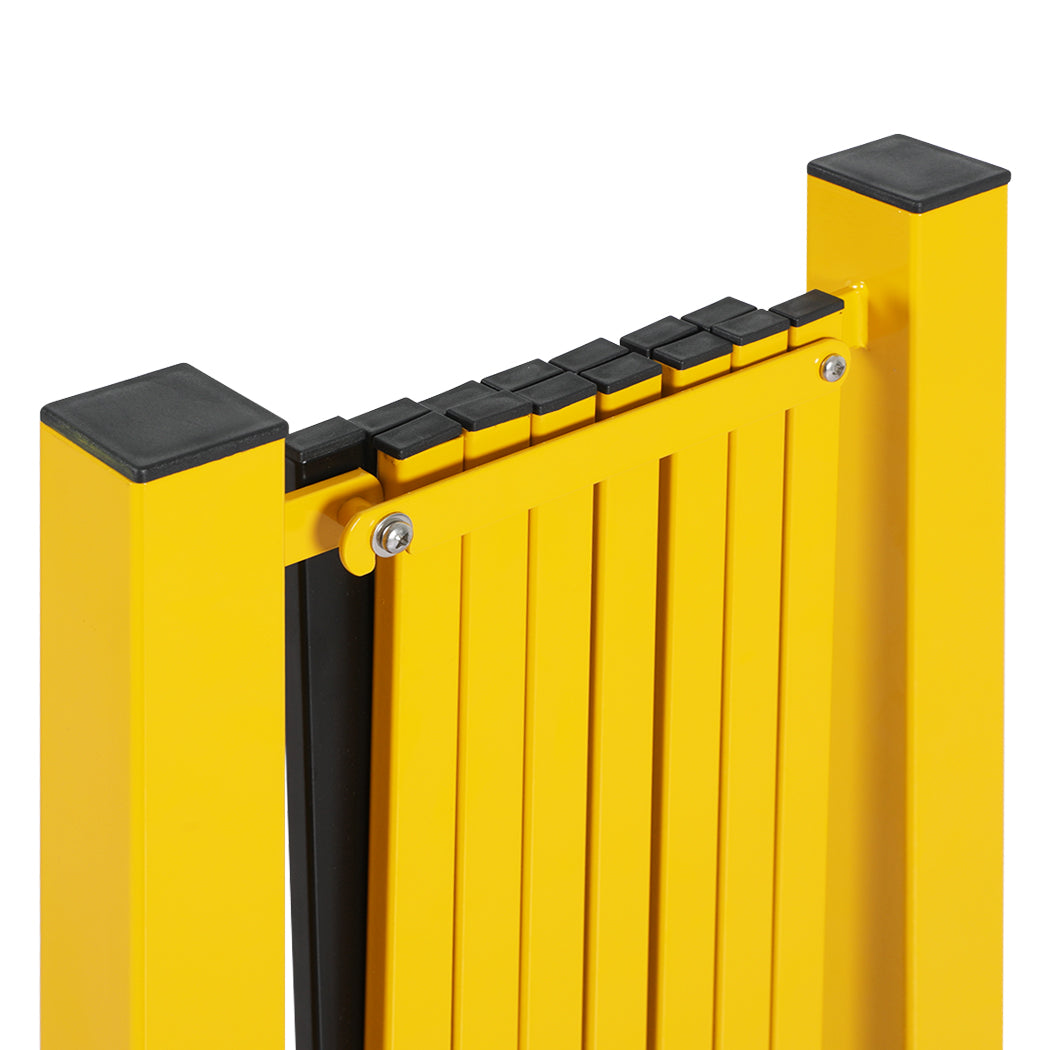 Expandable Portable Safety Barrier With Castors 350cm Retractable Isolation Fence - image6