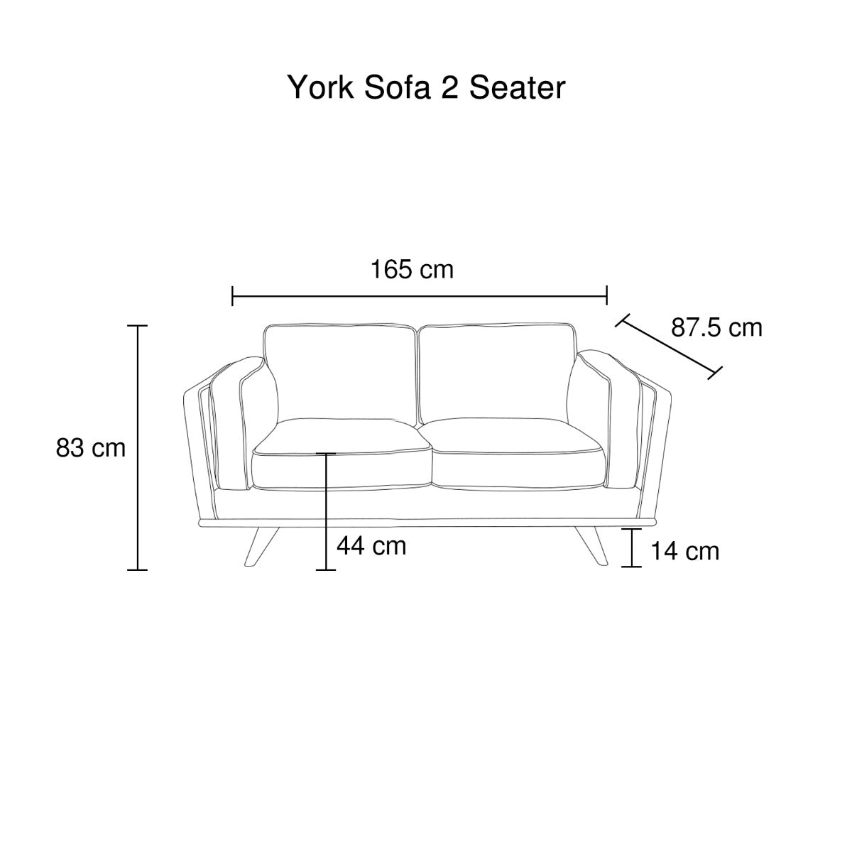 2 Seater Faux Leather Sofa Brown Modern Lounge Set for Living Room Couch with Wooden Frame - image6