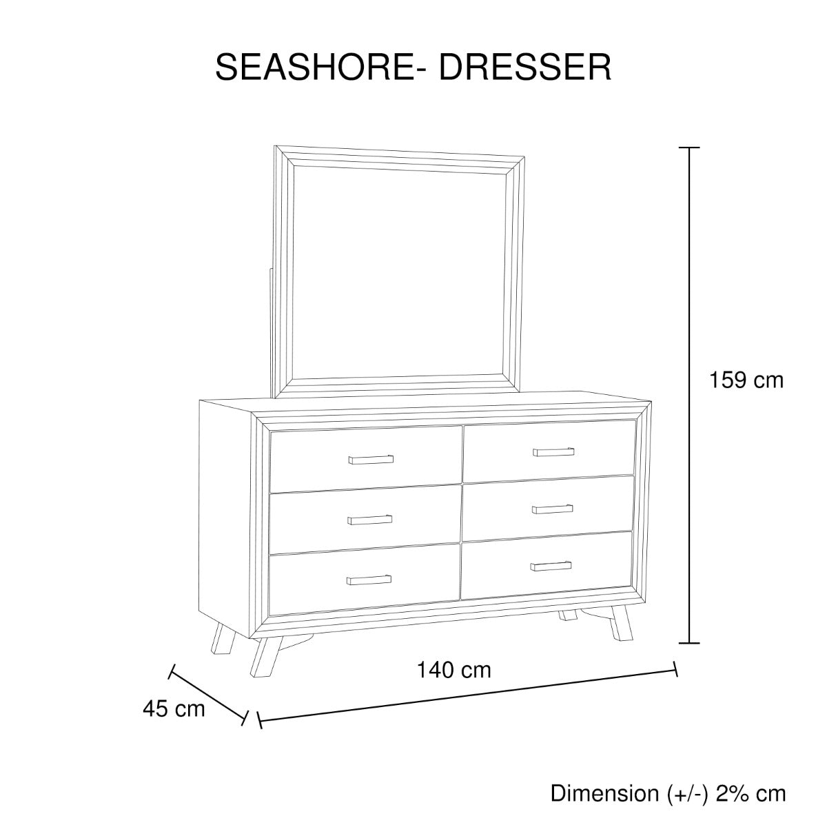 Seashore 6-Drawer Dresser - image6