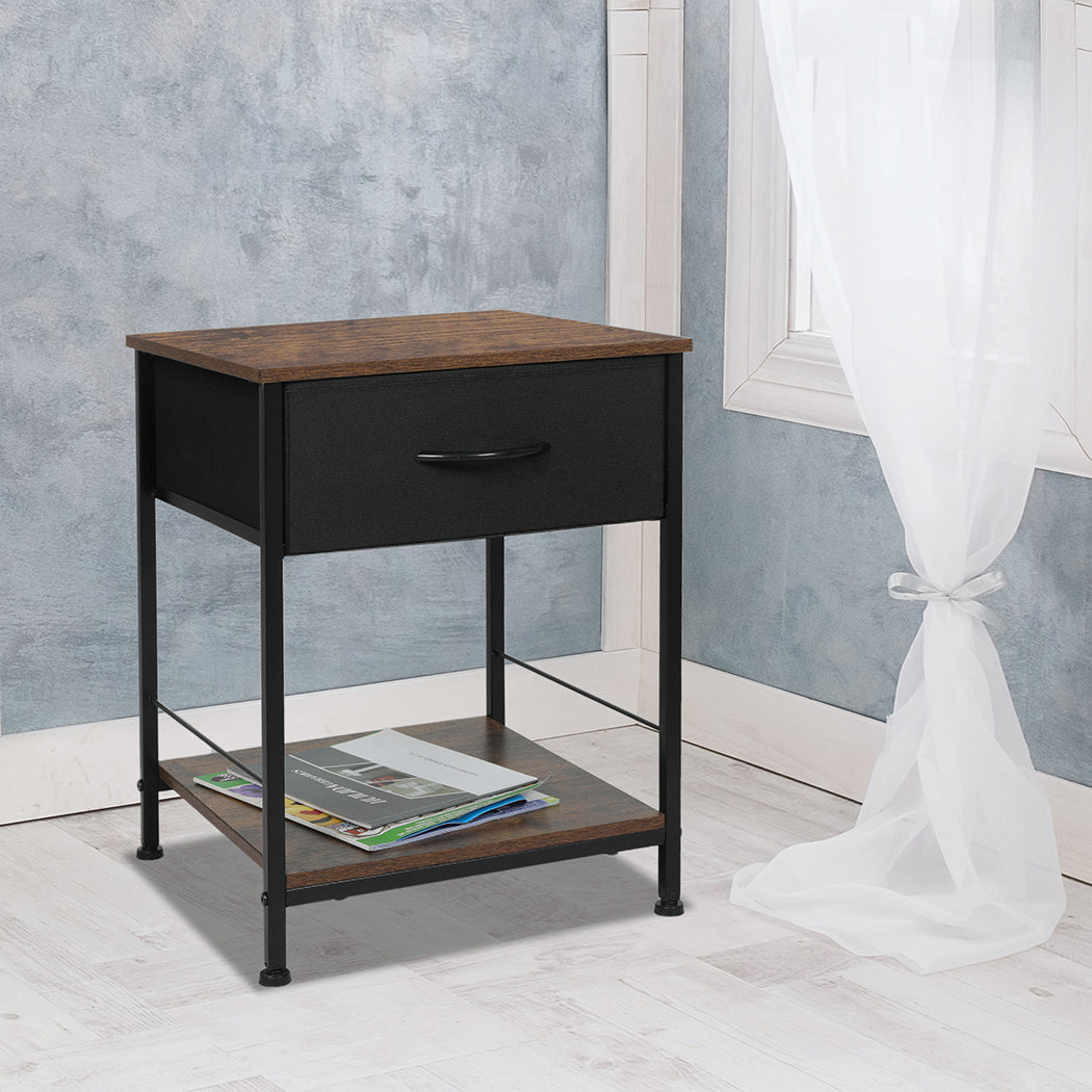 Levede Bedside Tables Side Table End Sofa Storage Cabinet Shelf Chest of Drawer - image7