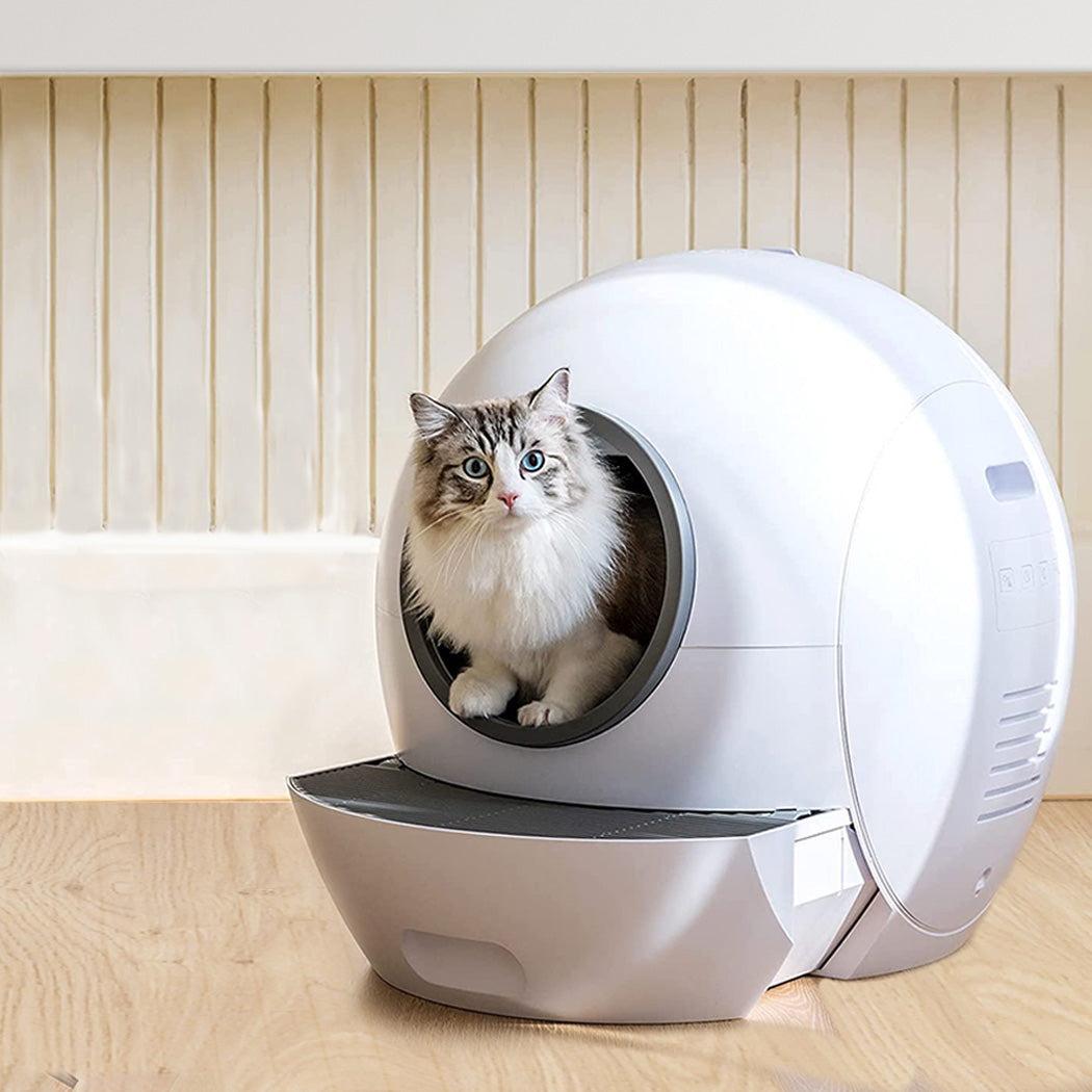 PaWz Automatic Smart Cat Litter Box Self-Cleaning Enclosed Kitty Toilet Hooded - image7