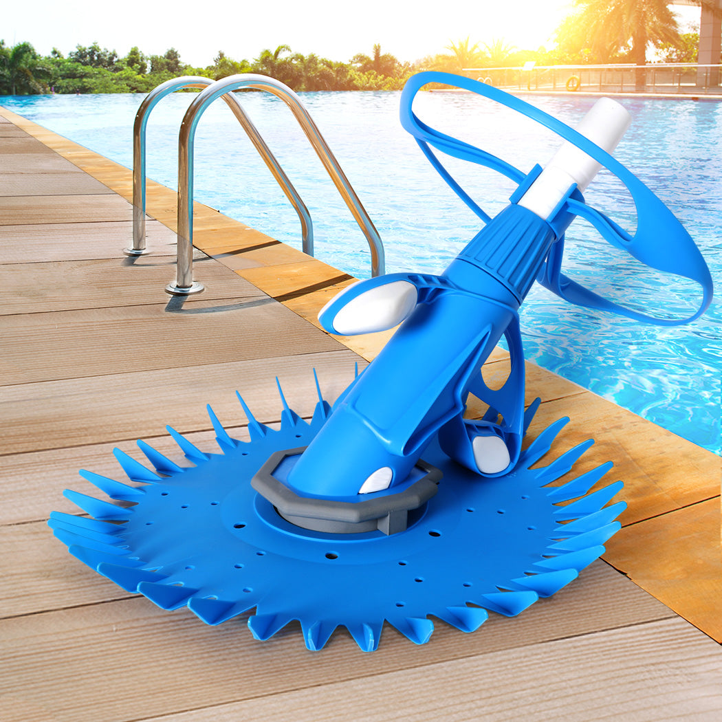 Swimming Pool Cleaner Automatic Floor Climb Wall Vacuum Hose 10M Suction Blue - image7