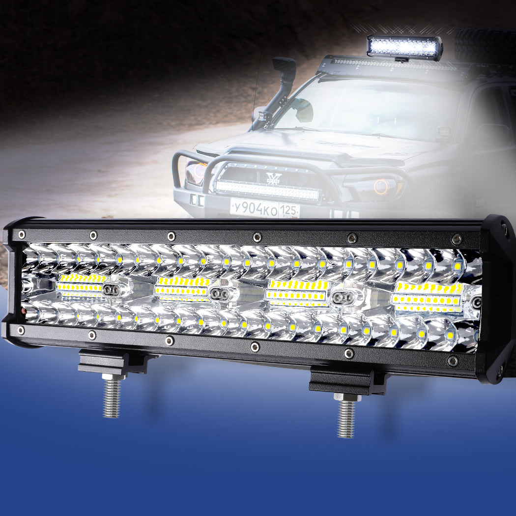 LED Light Bar Work Flood Spot Beam Lamp Offroad Caravan Camping Strip Lights240W - image7