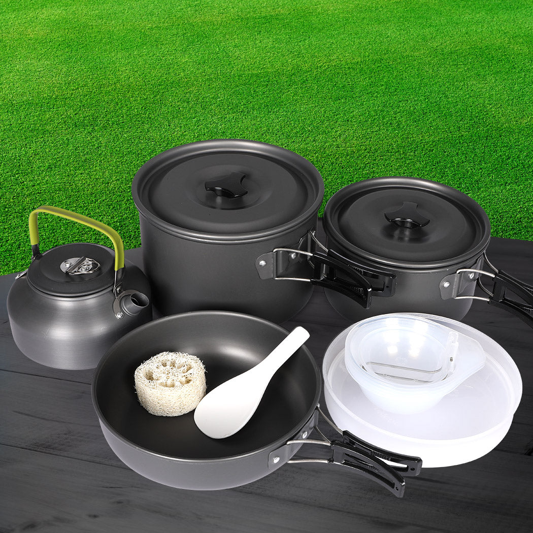 16Pcs Camping Cookware Set Outdoor Hiking Cooking Pot Pan Portable Picnic - image7