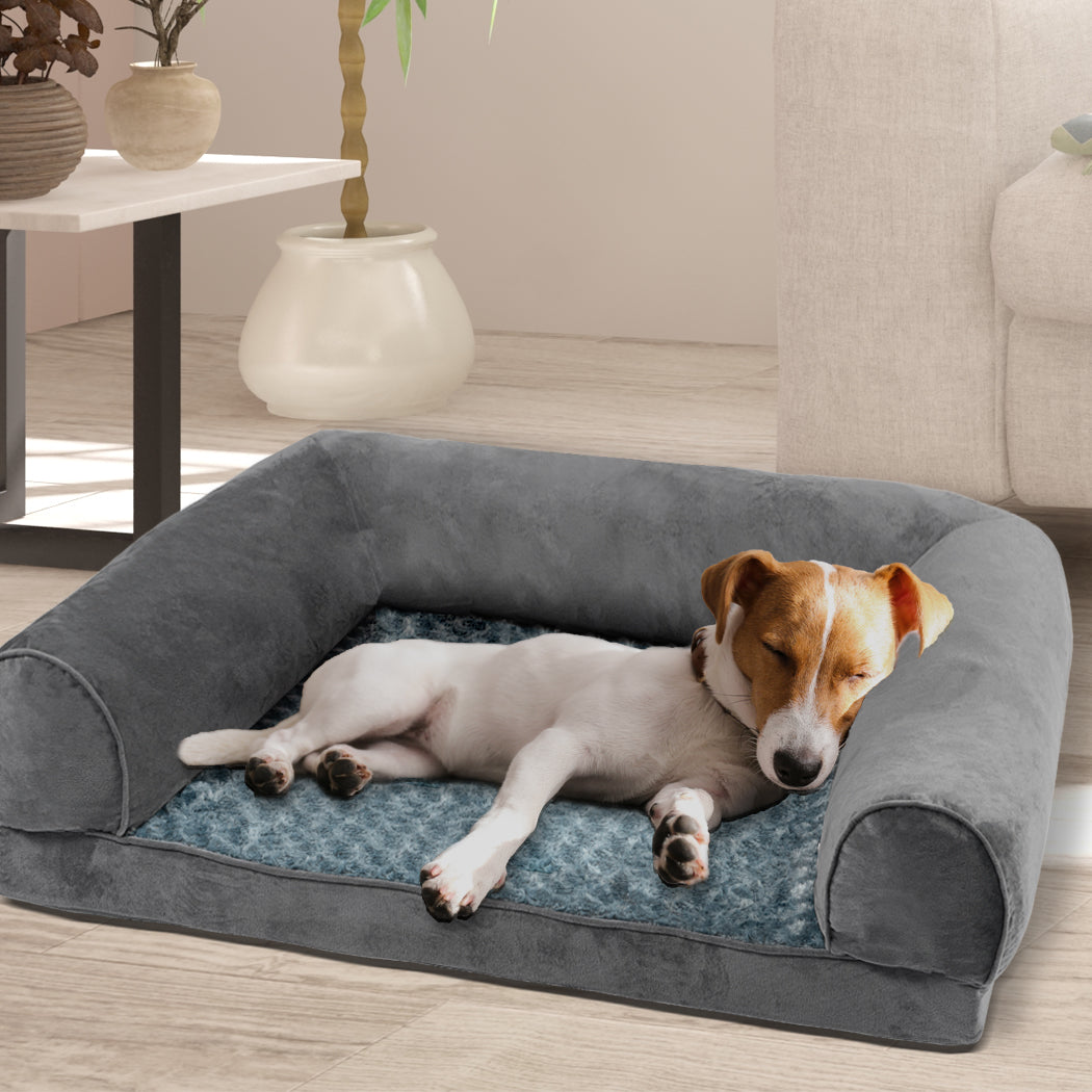 Pet Bed Sofa Dog Beds Bedding Soft Warm Mattress Cushion Pillow Mat Plush M - image8