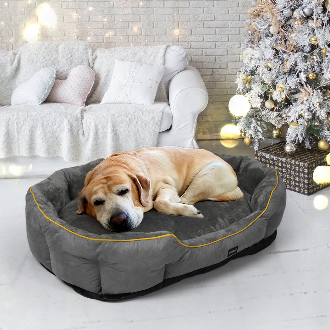 Electric Pet Heater Bed Heated Mat Cat Dog Heat Blanket Removable Cover XL - image8