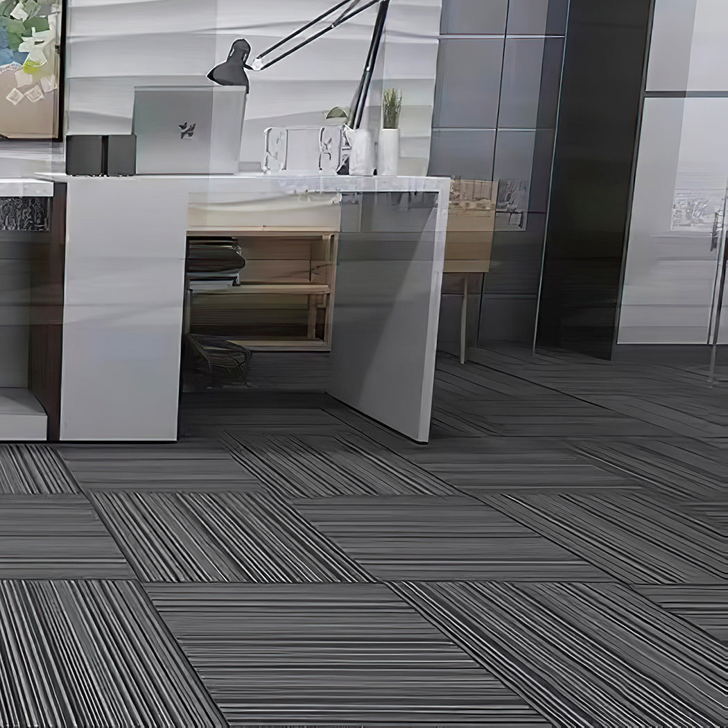 Marlow 20x Carpet Tiles 5m2 Box Heavy Commercial Retail Office Flooring - image7