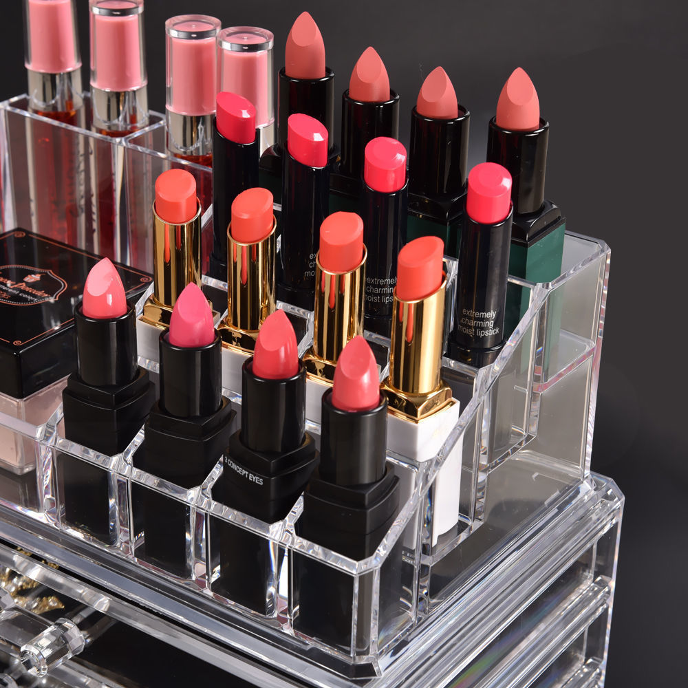Cosmetic 8 Drawer Makeup Organizer Storage Jewellery Holder Box Acrylic Display - image7