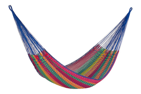 Mayan Legacy King Size Outdoor Cotton Mexican Hammock in Mexicana Colour - image1