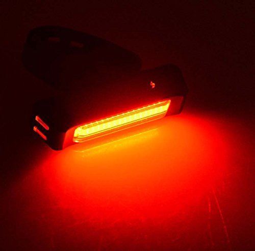 Set USB Rechargeable LED Bike Front Light headlight lamp Bar rear Tail Wide Beam - image5