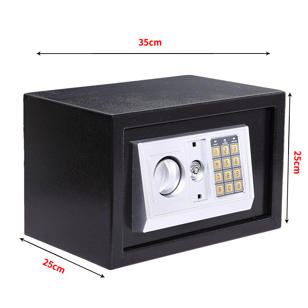 20L Electronic Safe Digital Security Box Home Office Cash Deposit Password - image3