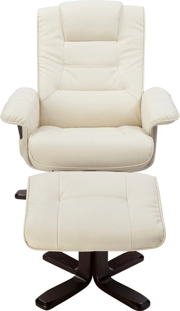 PU Leather Massage Chair Recliner Ottoman Lounge Remote - image12