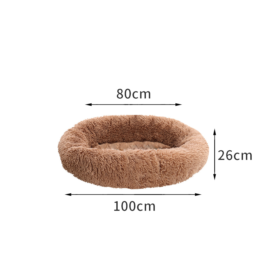 Pet Bed Mattress Dog Beds Bedding Cat Pad Mat Cushion Winter XXL Brown - image3